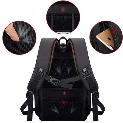 2024 Backpack laptop bag Anti-theft waterproof schoolbag for male and female students Casual business commuting backpack