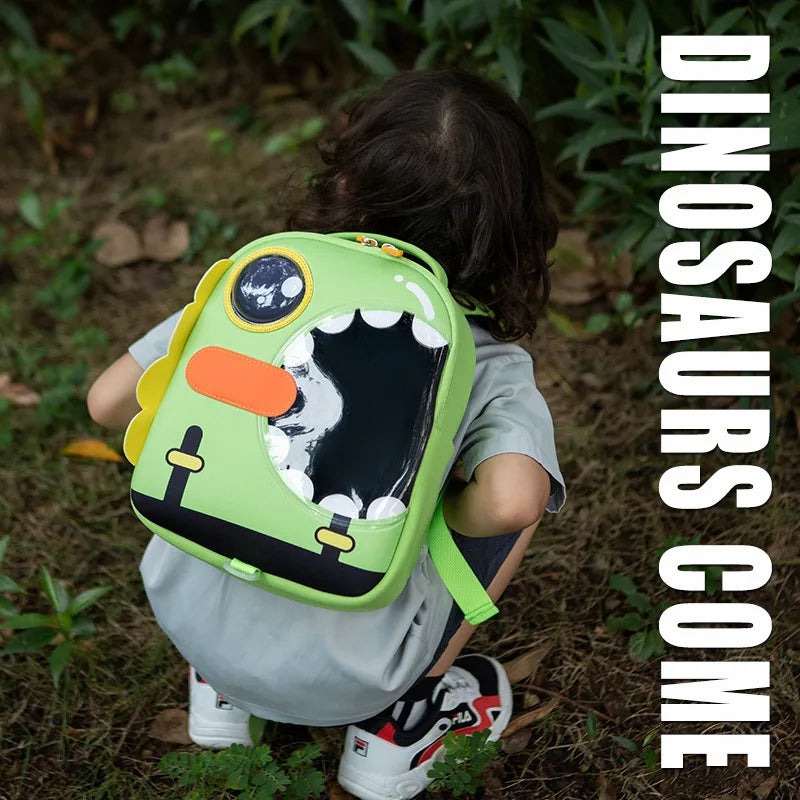 2024 Cartoon Dinosaur Backpack Kindergarten School Bags for Toddler Boy 3-6 Years Old Child Kawaii Backpack Mochilas Para Ninas