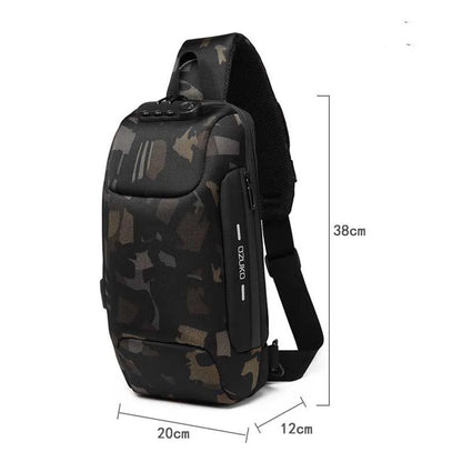 2024 Chest pack for men Anti-theft Shoulder Messenger Bags Male Waterproof Short Trip Chest Bag Pack