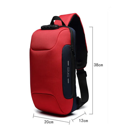2024 Chest pack for men Anti-theft Shoulder Messenger Bags Male Waterproof Short Trip Chest Bag Pack