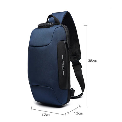 2024 Chest pack for men Anti-theft Shoulder Messenger Bags Male Waterproof Short Trip Chest Bag Pack