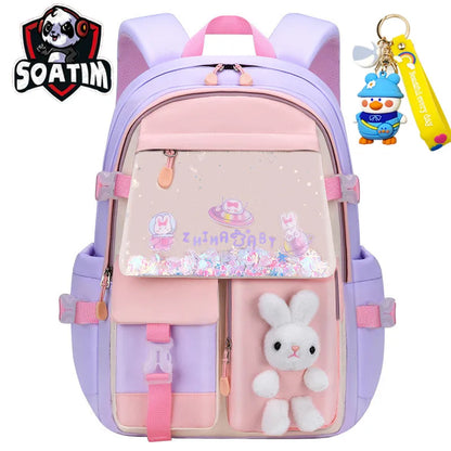 2024 Children School Bags for Girls Orthopedic Backpack Kids Backpack schoolbag Primary School backpack Kids book bag mochila