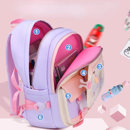 2024 Children School Bags for Girls Orthopedic Backpack Kids Backpack schoolbag Primary School backpack Kids book bag mochila