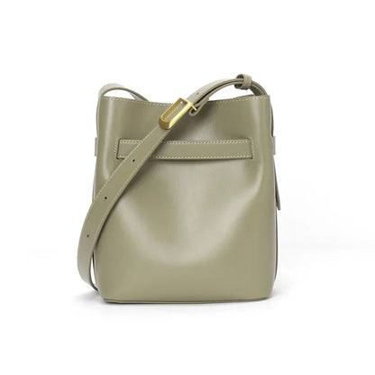 2024 Crossbody Large Capacity Genuine Leather Bag for Women Women's Bucket Bag Luxury Designer Handbag  Ladies Hand Bags