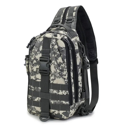 2024 Crossbody Multifunction Fishing Bag Waterproof Tactical Backpack Climbing Outdoor Shoulder Sports Chest Bag for Men Women