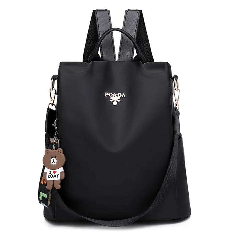 2024 Fashion Anti Theft Women Backpack Multi-Colored Oxford School Bag Pretty Style Girls School Backpack Female Travel Backpack