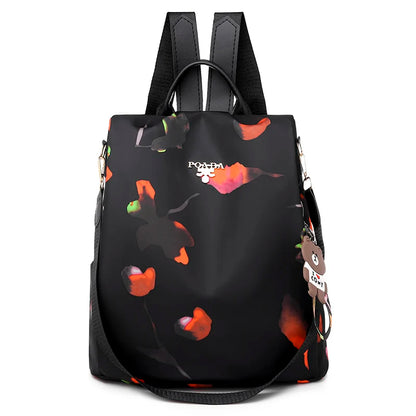 2024 Fashion Anti Theft Women Backpack Multi-Colored Oxford School Bag Pretty Style Girls School Backpack Female Travel Backpack