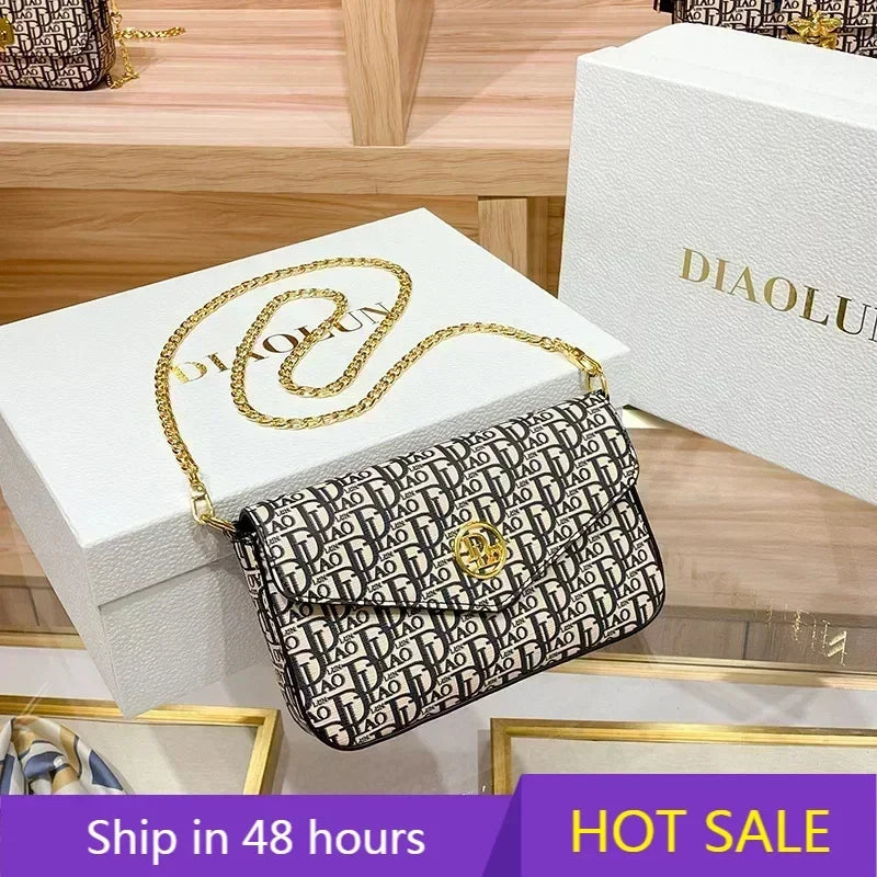 2024 Fashion Casual Mini Envelope Letter Chain Shoulder Messenger Bags High Quality Women Purse And Handbags