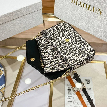2024 Fashion Casual Mini Envelope Letter Chain Shoulder Messenger Bags High Quality Women Purse And Handbags