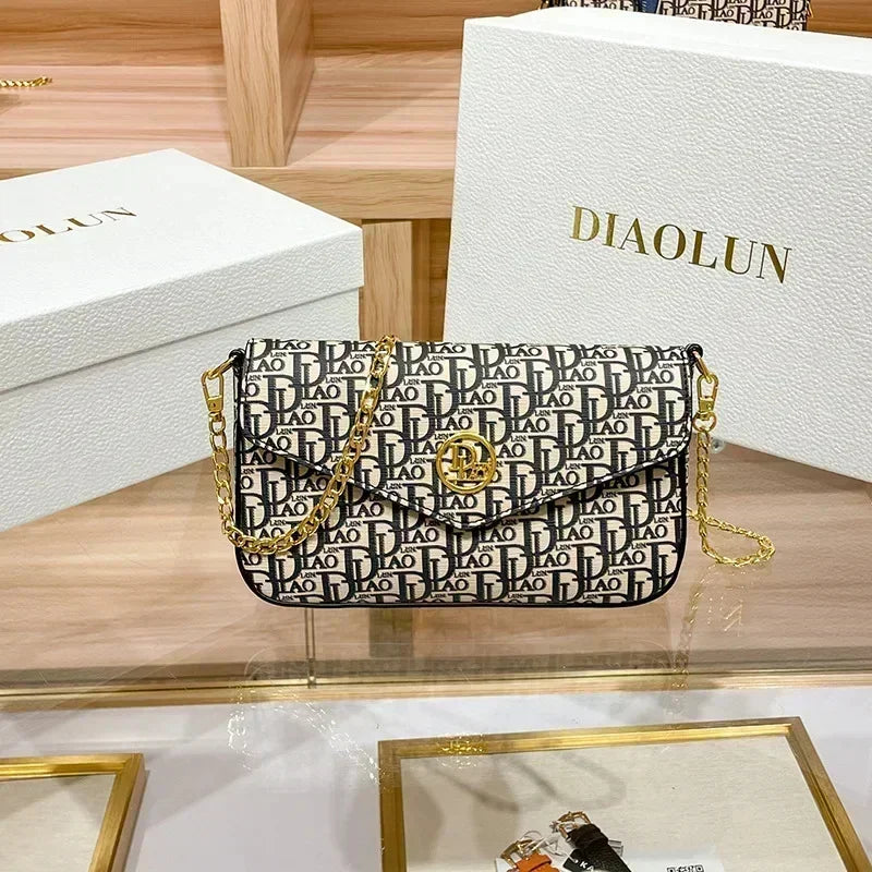 2024 Fashion Casual Mini Envelope Letter Chain Shoulder Messenger Bags High Quality Women Purse And Handbags