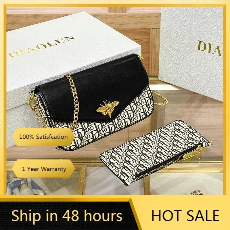 2024 Fashion Casual Mini Envelope Letter Chain Shoulder Messenger Bags High Quality Women Purse And Handbags