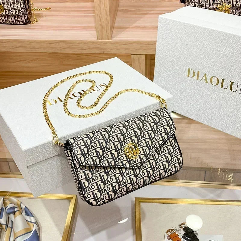 2024 Fashion Casual Mini Envelope Letter Chain Shoulder Messenger Bags High Quality Women Purse And Handbags