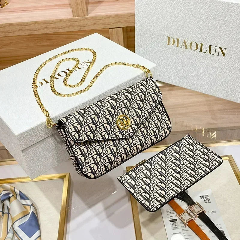 2024 Fashion Casual Mini Envelope Letter Chain Shoulder Messenger Bags High Quality Women Purse And Handbags