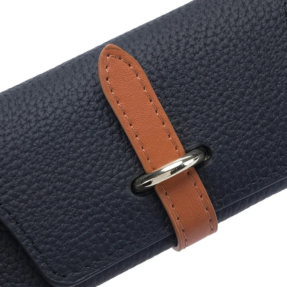 2024 Fashion Leather Glasses Case Holder Portable Slim Sunglasses Pouch Soft Eyeglasses Eyewear Sleeve for Women Men Lightweight