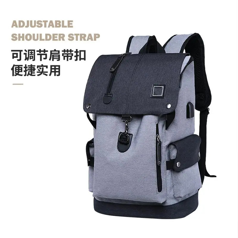 2024 Fashion Men Backpack Shoulder Bag Male Fashion Best Travel Backpacks Everyday Backpack Laptop Bags For Teenager Boy