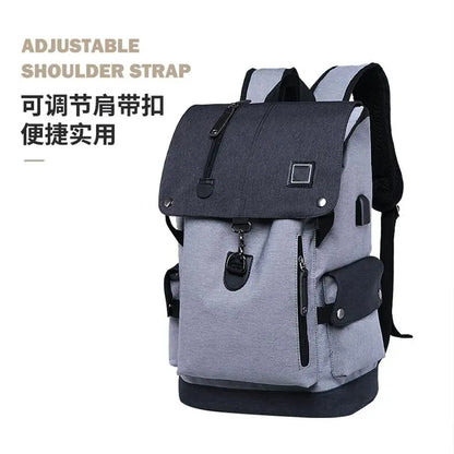 2024 Fashion Men Backpack Shoulder Bag Male Fashion Best Travel Backpacks Everyday Backpack Laptop Bags For Teenager Boy