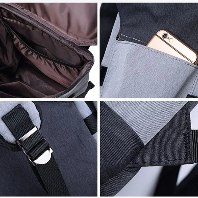 2024 Fashion Men Backpack Shoulder Bag Male Fashion Best Travel Backpacks Everyday Backpack Laptop Bags For Teenager Boy
