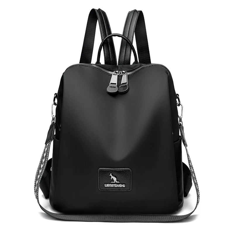 2024 Fashion Retro Women's Backpack High Quality Girl's Anti Theft Bag Large Capacity Female Shoulder Bags School Student Bolsos