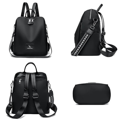 2024 Fashion Retro Women's Backpack High Quality Girl's Anti Theft Bag Large Capacity Female Shoulder Bags School Student Bolsos