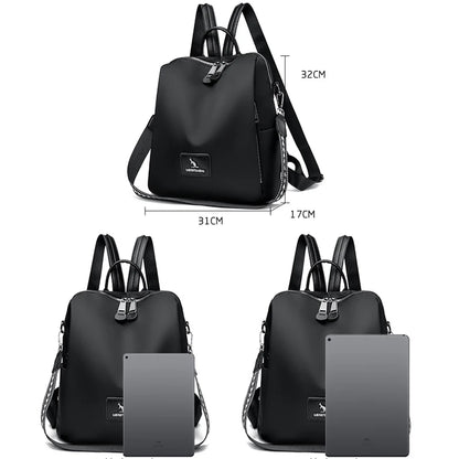 2024 Fashion Retro Women's Backpack High Quality Girl's Anti Theft Bag Large Capacity Female Shoulder Bags School Student Bolsos