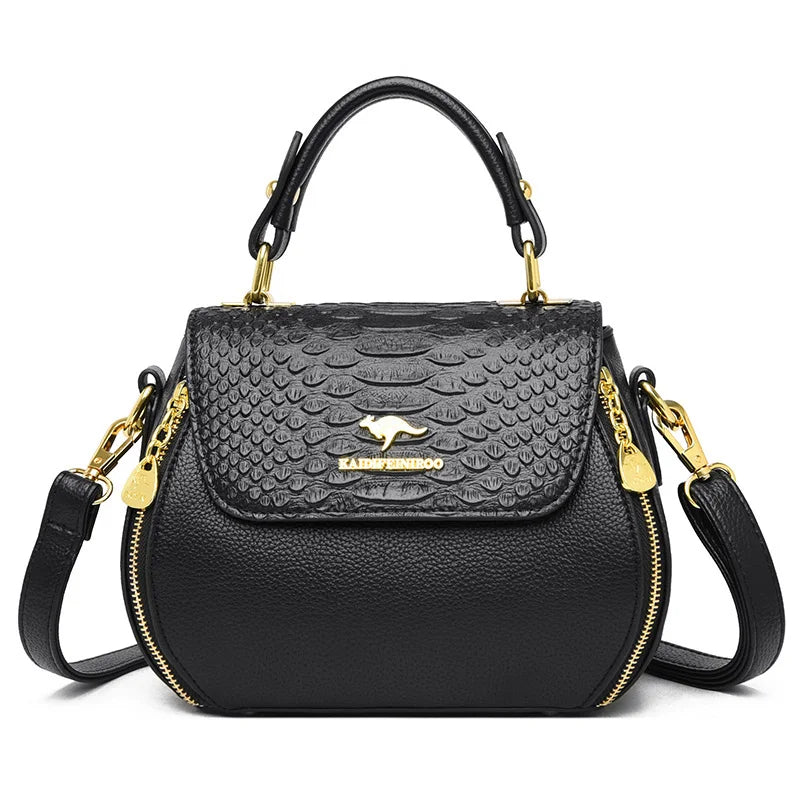 2024 Fashion Trend New Women's Handbag Luxury Women's Designer Messenger Bag Popular Crocodile Pattern Girl Wallet Shoulder Bags