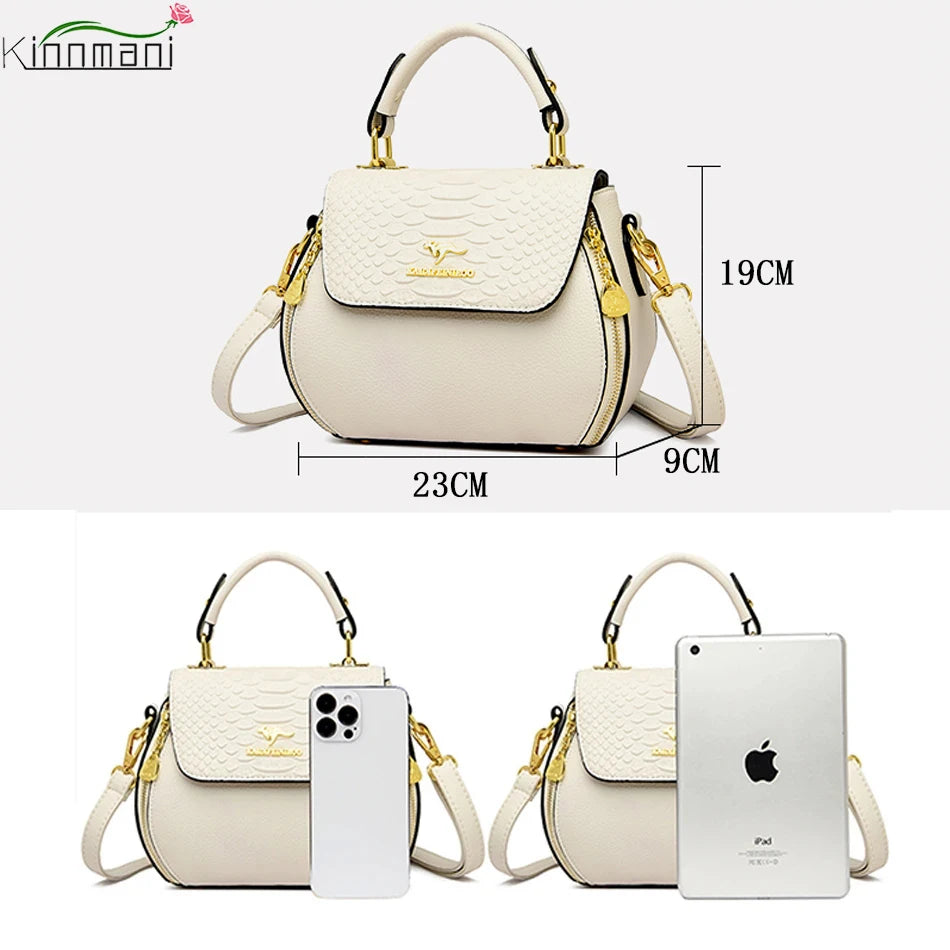 2024 Fashion Trend New Women's Handbag Luxury Women's Designer Messenger Bag Popular Crocodile Pattern Girl Wallet Shoulder Bags
