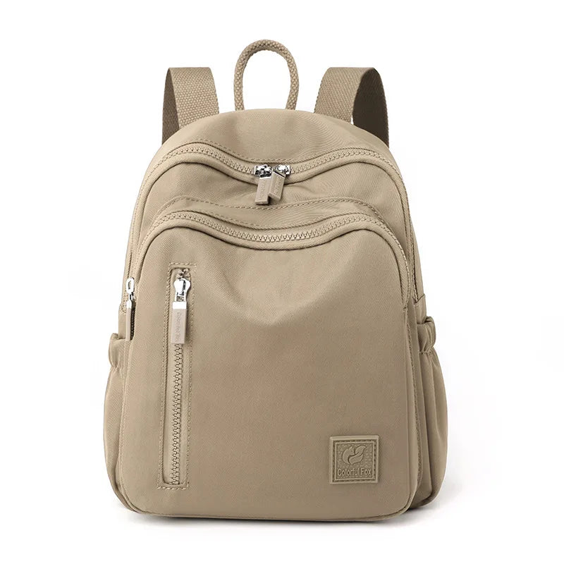 2024 Fashion Waterproof Nylon Female Backpack Women Preppy Style School Bags For Girls Small Travel Backpack Sac A Dos
