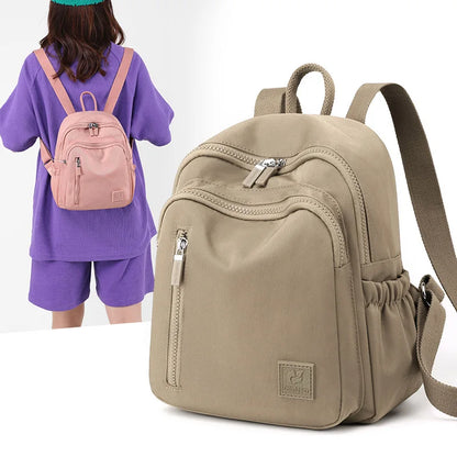 2024 Fashion Waterproof Nylon Female Backpack Women Preppy Style School Bags For Girls Small Travel Backpack Sac A Dos