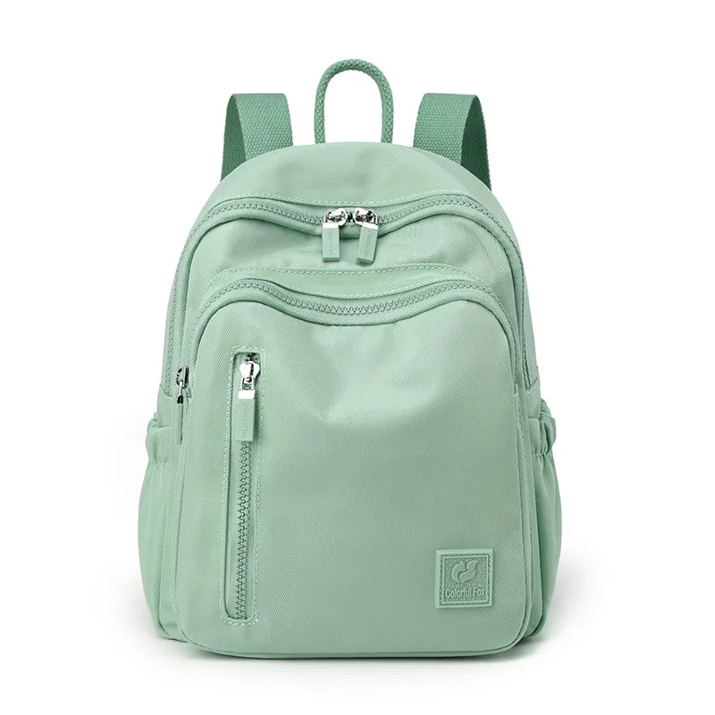 2024 Fashion Waterproof Nylon Female Backpack Women Preppy Style School Bags For Girls Small Travel Backpack Sac A Dos