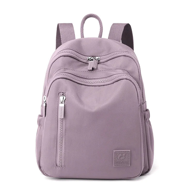 2024 Fashion Waterproof Nylon Female Backpack Women Preppy Style School Bags For Girls Small Travel Backpack Sac A Dos