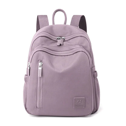 2024 Fashion Waterproof Nylon Female Backpack Women Preppy Style School Bags For Girls Small Travel Backpack Sac A Dos