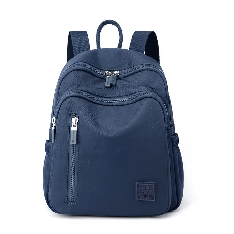 2024 Fashion Waterproof Nylon Female Backpack Women Preppy Style School Bags For Girls Small Travel Backpack Sac A Dos