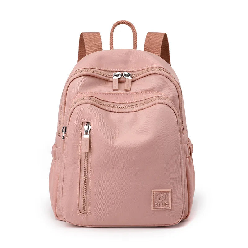 2024 Fashion Waterproof Nylon Female Backpack Women Preppy Style School Bags For Girls Small Travel Backpack Sac A Dos