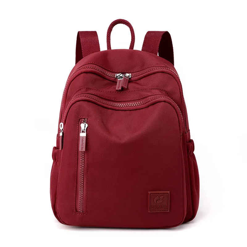 2024 Fashion Waterproof Nylon Female Backpack Women Preppy Style School Bags For Girls Small Travel Backpack Sac A Dos