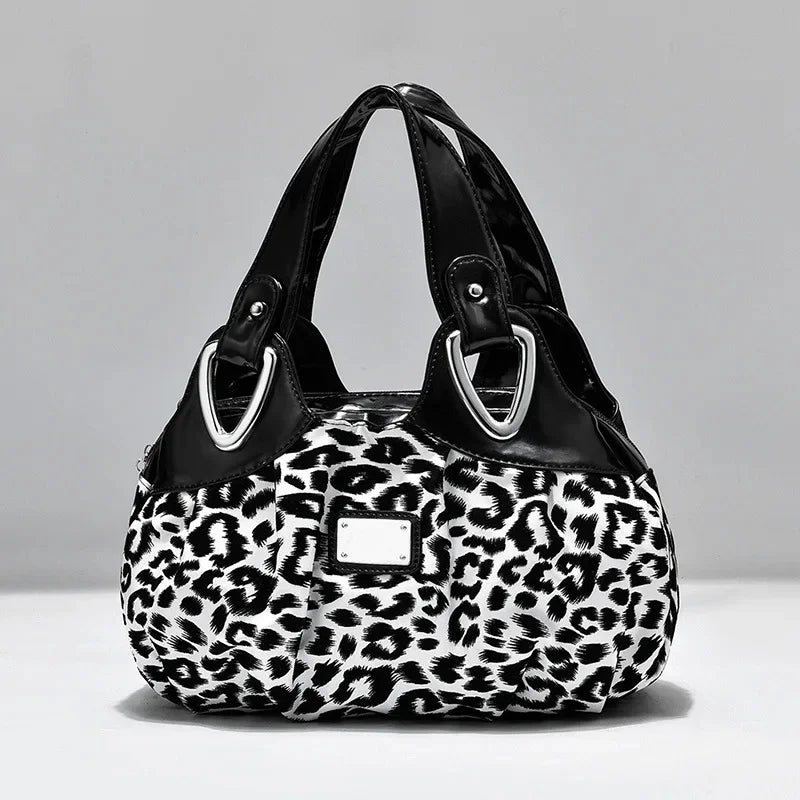 2024 Fashion Women Shoulder Bags Printed Flowers Messenger Bag Designer Luxury Brand High Quality Leather Ladies Handbag