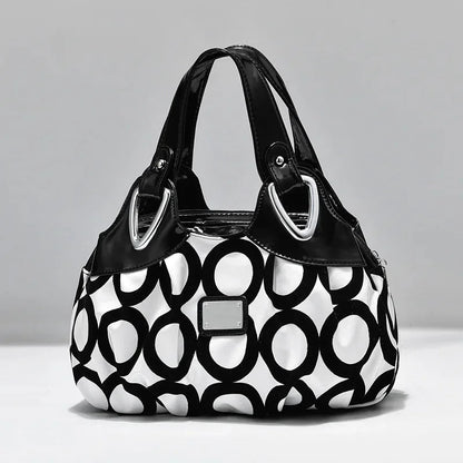 2024 Fashion Women Shoulder Bags Printed Flowers Messenger Bag Designer Luxury Brand High Quality Leather Ladies Handbag