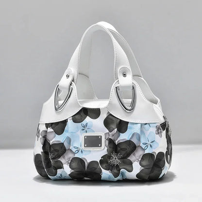 2024 Fashion Women Shoulder Bags Printed Flowers Messenger Bag Designer Luxury Brand High Quality Leather Ladies Handbag