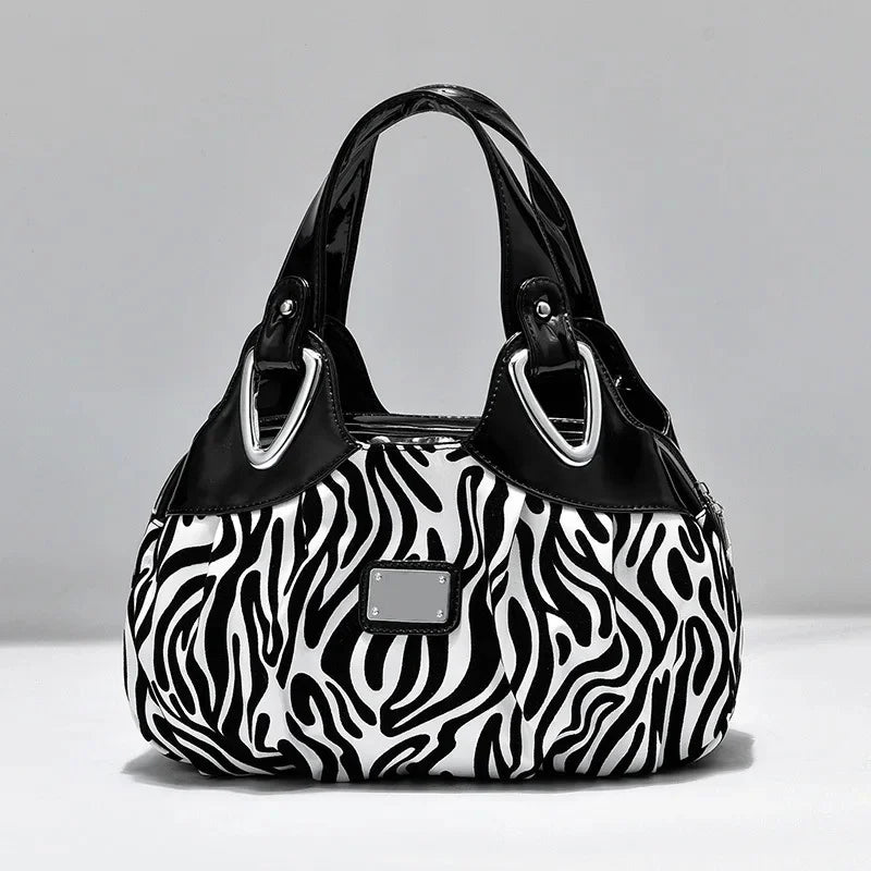 2024 Fashion Women Shoulder Bags Printed Flowers Messenger Bag Designer Luxury Brand High Quality Leather Ladies Handbag