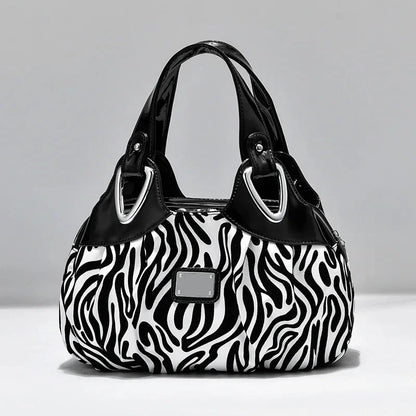 2024 Fashion Women Shoulder Bags Printed Flowers Messenger Bag Designer Luxury Brand High Quality Leather Ladies Handbag