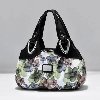 2024 Fashion Women Shoulder Bags Printed Flowers Messenger Bag Designer Luxury Brand High Quality Leather Ladies Handbag