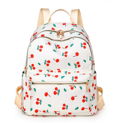 2024 Fashionable Printed Design Backpack With High Quality Nylon Large Capacity Backpacks Luxury Women's Brand Travel Bag Sac