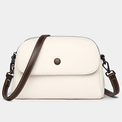 2024 High Quality Genuine Leather Women's Shoulder Bag Famous Brand Designer Female Crossbody Bags Trendy Casual Girl Handbags