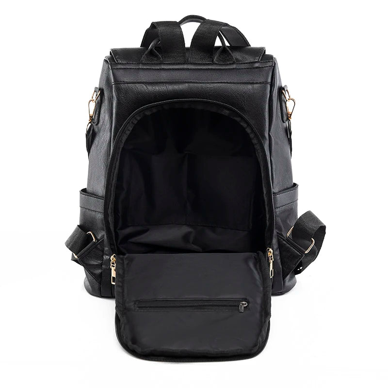 2024 High Quality Girls Fashion Backpack Luxury Women's Designer Soft Shoulder Bag Wallet Large Capacity School Student Bags Sac