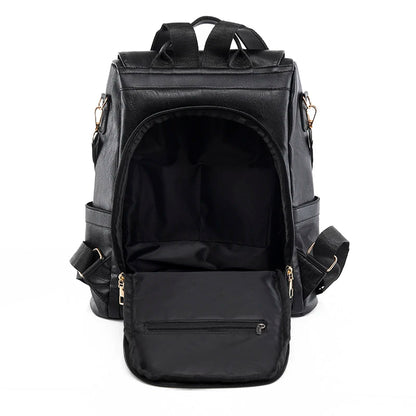 2024 High Quality Girls Fashion Backpack Luxury Women's Designer Soft Shoulder Bag Wallet Large Capacity School Student Bags Sac
