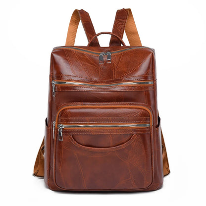 2024 High Quality Leather Designer Backpacks Luxurious Women's Brand Mochilas Multifunctional High Capacity Backpack Sac A Dos