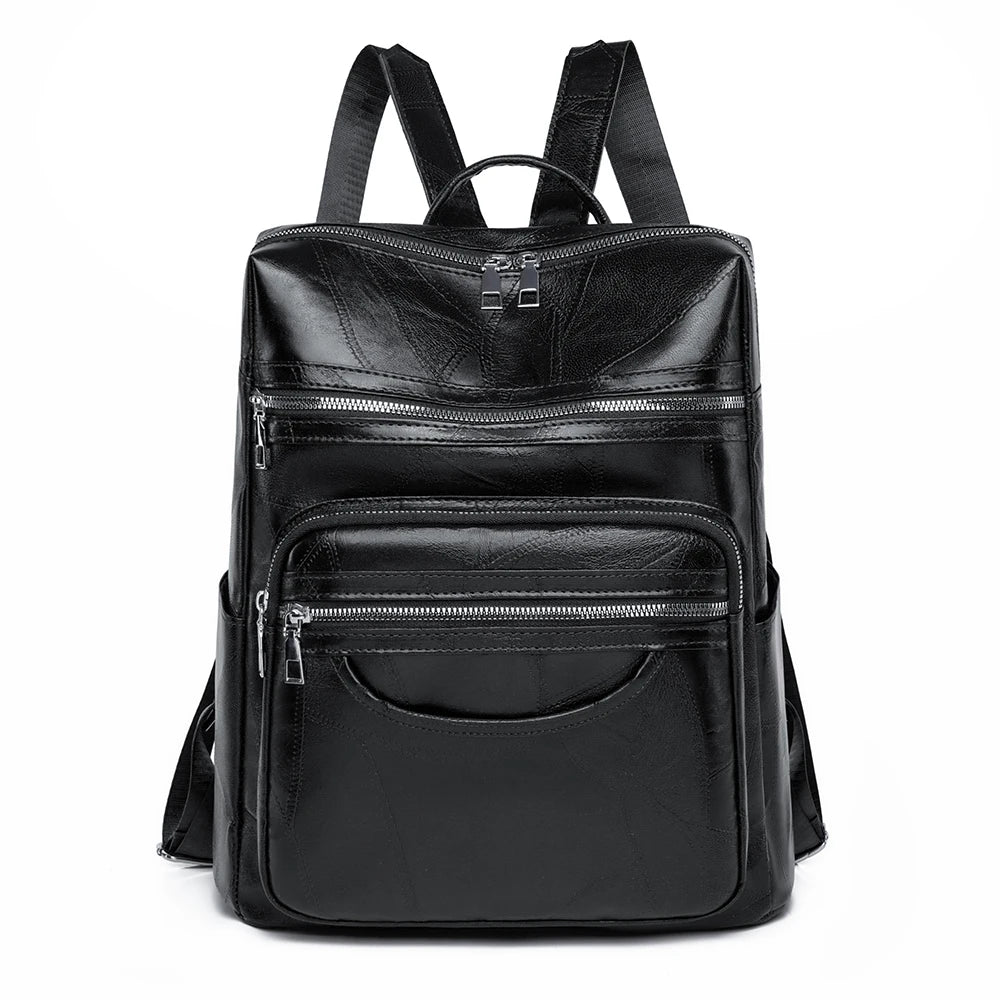 2024 High Quality Leather Designer Backpacks Luxurious Women's Brand Mochilas Multifunctional High Capacity Backpack Sac A Dos
