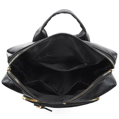 2024 High Quality Thickened Leather Mochilas With Tassels Designer Backpacks Luxury Brand Women's Backpack SchoolBag Sac A Dos