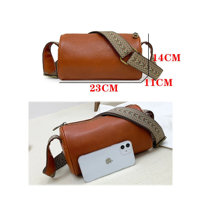 2024 High Quality Top Layer Cowhide Shoulder Bags New Luxurious Women's Designer Crossbody Bag Large Capacity Storage Bags Sac