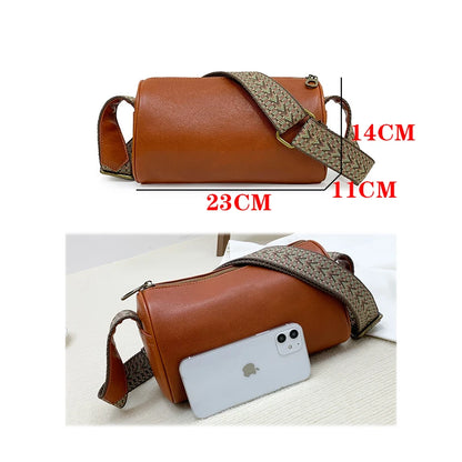 2024 High Quality Top Layer Cowhide Shoulder Bags New Luxurious Women's Designer Crossbody Bag Large Capacity Storage Bags Sac