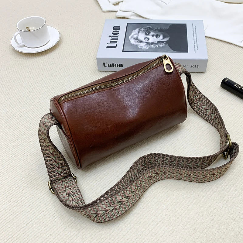 2024 High Quality Top Layer Cowhide Shoulder Bags New Luxurious Women's Designer Crossbody Bag Large Capacity Storage Bags Sac